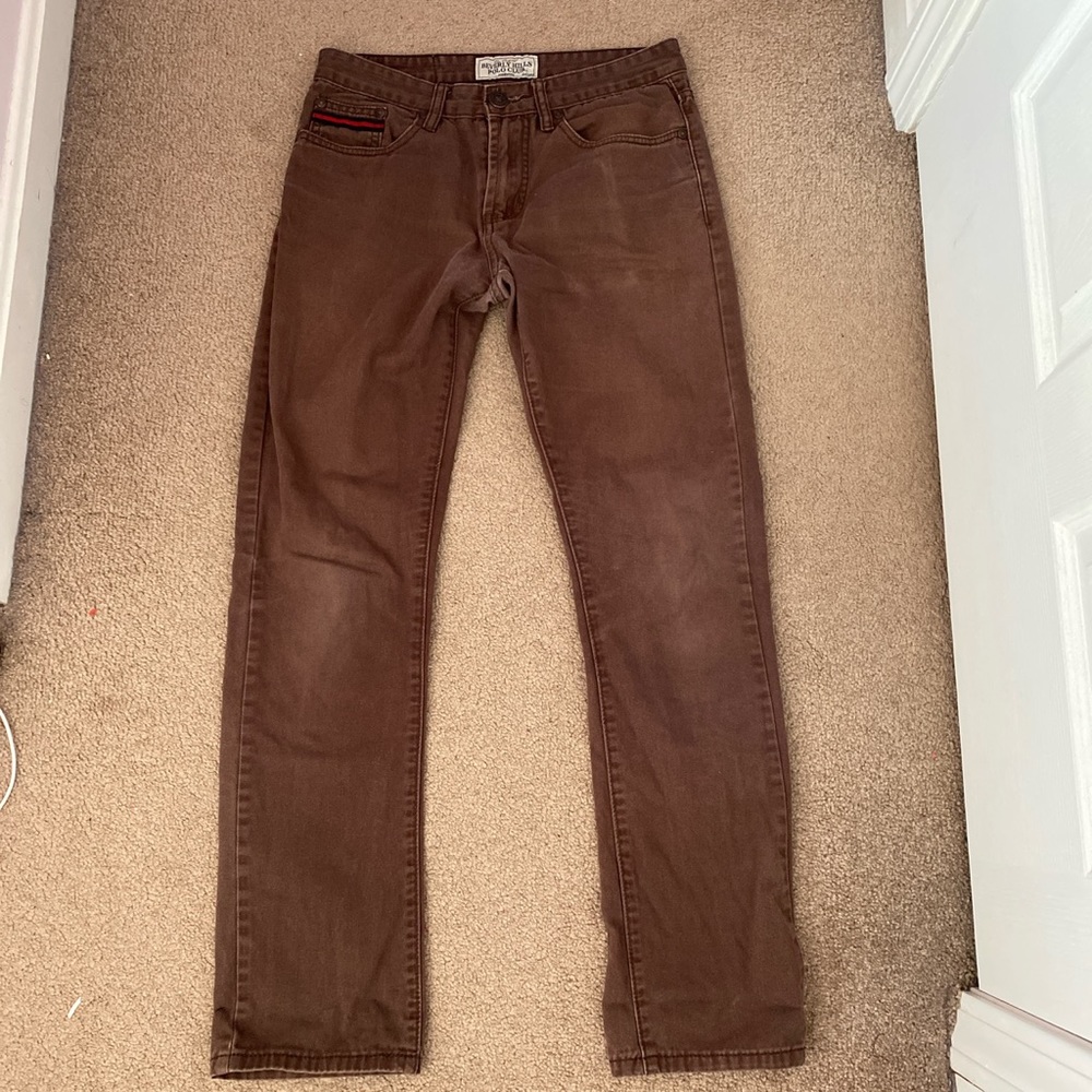 Beverly Hills Polo Club vintage brown pants